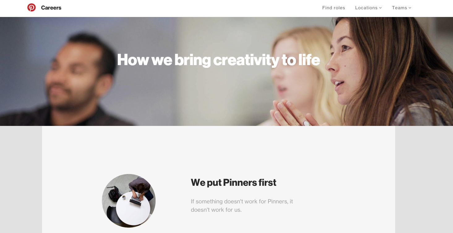 pinterest career page pinterest career page